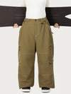 Women's Wild Soul Crew Utility Cargo Snow Pants – Heavy Stitch Baggy Fit