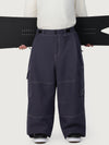 Men's Wild Soul Crew Utility Cargo Snow Pants – Heavy Stitch Baggy Fit