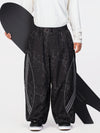 Men's Nightline Park Rider Reflective Curve Baggy Snow Pants