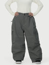 Women's Wild Soul Crew Utility Cargo Snow Pants – Heavy Stitch Baggy Fit