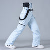 Men's RIIVIYELE Winter Mountain Snow Pants Ski Bibs