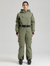Women's Gsou Snow Alpine Luxe Slim Fit Full Body Onesie Ski Jumpsuit
