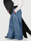Men's Urban Vibe Workwear-Inspired Rivet-Trim Wide Fit OG Baggy Snow Pants