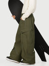 Men's Camden Punk Reflective Street Utility Cargo Snow Pants – Baggy Freestyle Fit