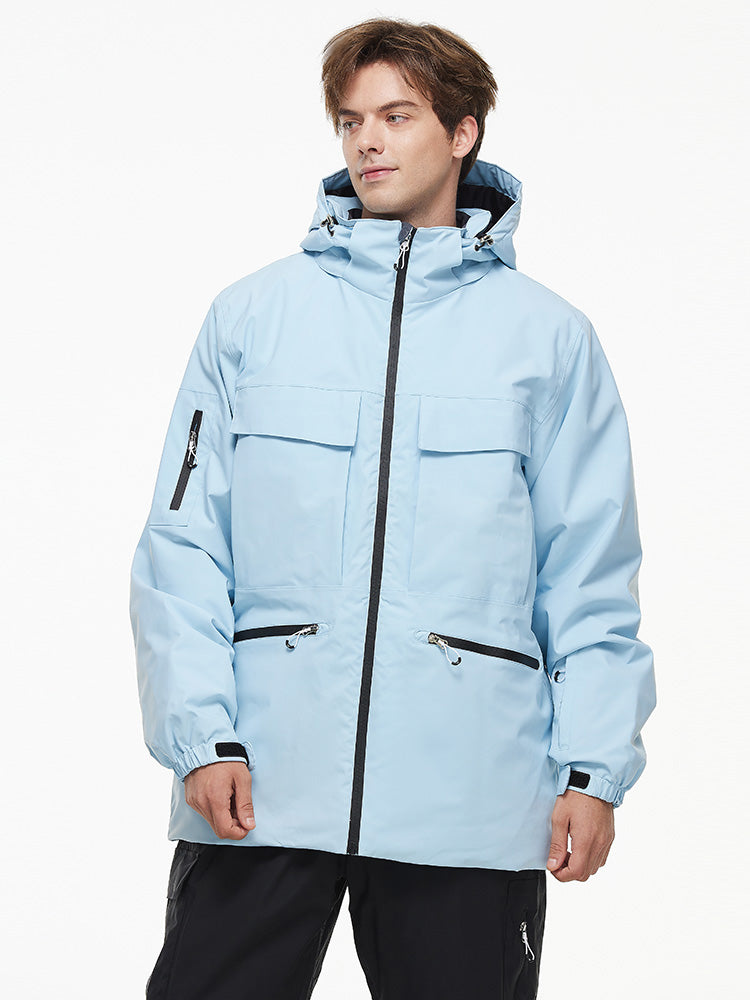 Men's Mountain Explorer All-Weather Insulated Thermal Snow Jacket ...