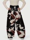 Women's Wild Motion Multi Pocket Reflective Colorblock Super Baggy Snow Pants