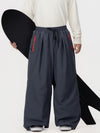 Men's Hyper Flux Side Zip Graffiti Panel Extra Baggy Freestyle Snow Pants