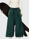 Women's Hyper Flux Side Zip Graffiti Panel Extra Baggy Freestyle Snow Pants