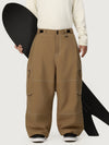 Men's Wild Soul Crew Utility Cargo Snow Pants – Heavy Stitch Baggy Fit