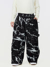Men's UrbanCraft Workwear Baggy Snow Pants with Enhanced Knee Mobility Design