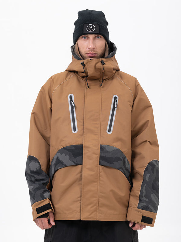 Men's Chillform Glow Trail Reflective Camo Snow Jacket