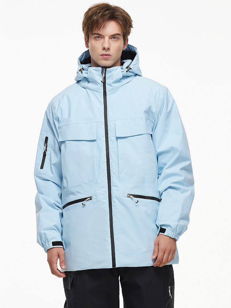 Men's Mountain Explorer All-Weather Insulated Thermal Snow Jacket ...