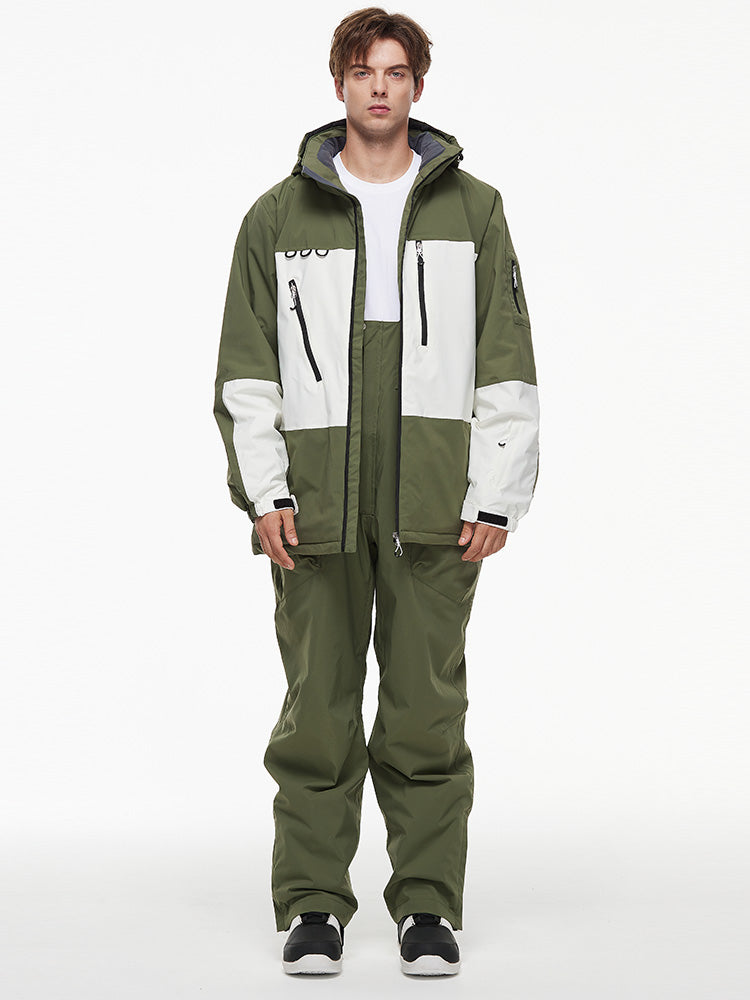Men's Backcountry Mountain Explorer Thermal Snow Jacket & Overalls Bib ...