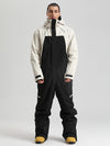 Men's Backcountry Explorer One Piece Cargo Ski Suits Full Body Snowsuits