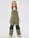Girls Winter Trek Light Reflective Knee Guard Waterproof Insulated Snow Bib Pants