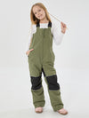 Girls Winter Trek Light Reflective Knee Guard Waterproof Insulated Snow Bib Pants