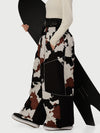 Women's Wild Motion Multi Pocket Reflective Colorblock Super Baggy Snow Pants