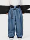 Men's Urban Vibe Workwear-Inspired Rivet-Trim Wide Fit OG Baggy Snow Pants