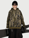 Women's Park Rider Freestyle Snow Hoodie – 2-in-1 Layered Style with Contrast Sleeves
