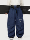 Men's Camden Punk Rivet Street Utility Cargo Snow Pants – Baggy Freestyle Fit