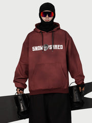 Men's Hyper Beast Reflective Graphic Snow Hoodie – Crew Edition