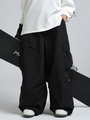 2025 Gsou Snow Men's Snow Jackets, Baggy Snow Pants