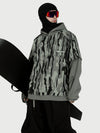 Men's Park Rider Freestyle Snow Hoodie – 2-in-1 Layered Style with Contrast Sleeves