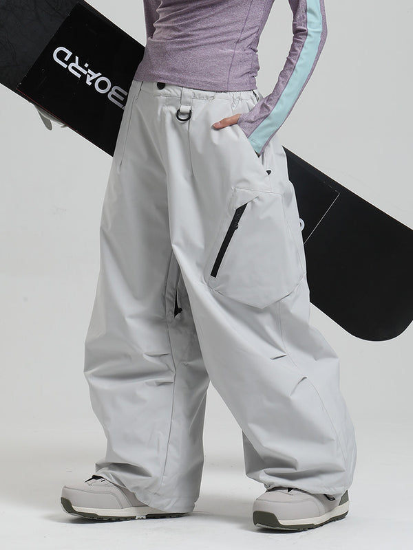 Women's Gsou Snow Durable Urban Vibe All Function Baggy Snow Pants