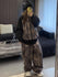Women's First Encounter Blizzard Babe Leopard Baggy Snow Suit