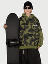 Women's Park Rider Freestyle Snow Hoodie – 2-in-1 Layered Style with Contrast Sleeves