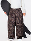 Men's Nightline Park Rider Reflective Trim Cargo Pockets Baggy Snow Pants