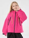 Girls Snow Hopper Bunny Ear Hooded Waterproof Thermal Snow Jacket
