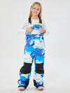 Girls Mountain Trek Light Reflective Knee Guard Waterproof Insulated Snow Bib Pants