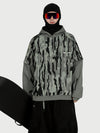 Men's Park Rider Freestyle Snow Hoodie – 2-in-1 Layered Style with Contrast Sleeves