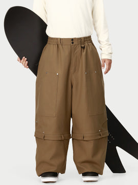 Men's UrbanCraft Double Knee Utility Cargo Snow Pants with Rivet-Reinforced Panels
