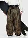 Men's Urban Vibe Workwear-Inspired Rivet-Trim Wide Fit OG Baggy Snow Pants