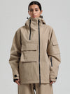 Women's Gsou Snow Terrain Flow FlexZip Hybrid Cargo Snowboard Jacket