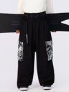 Men's Hyper Flux Urban Graffiti Freestyle Baggy Cargo Snowboard Pants - Park Rider