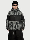 Women's Timber Colorblock Freeride Half-Zip Pullover Anorak Snow Jacket