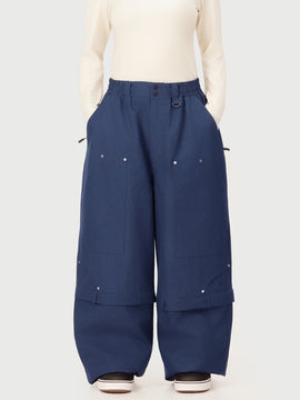 Women's UrbanCraft Double Knee Utility Cargo Snow Pants with Rivet-Reinforced Panels