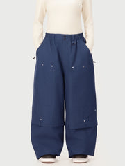 Women's UrbanCraft Double Knee Utility Cargo Snow Pants with Rivet-Reinforced Panels
