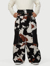Men's Wild Motion Multi Pocket Reflective Colorblock Super Baggy Snow Pants