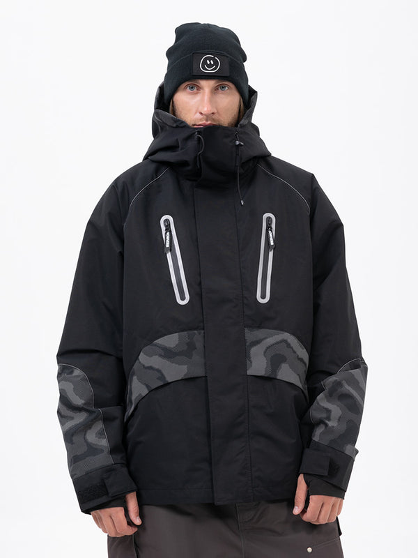 Men's Chillform Glow Trail Reflective Camo Snow Jacket