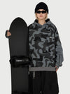 Women's Park Rider Freestyle Snow Hoodie – 2-in-1 Layered Style with Contrast Sleeves
