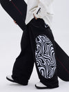 Men's All Weather Reflective Swaggy Graphic Cargo Snow Pants