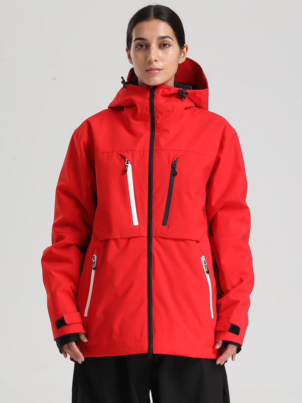 Women's Gsou Snow Durable Mountain Pro Winter Function Cargo Snow Jacket