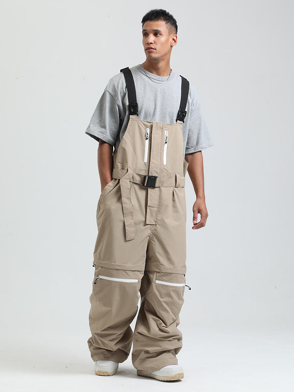 Men's Gsou Snow Mountain Chill Freestyle Baggy Snowboard Bibs
