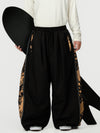 Men's Hyper Flux Side Zip Graffiti Panel Extra Baggy Freestyle Snow Pants