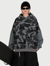 Women's Park Rider Freestyle Snow Hoodie – 2-in-1 Layered Style with Contrast Sleeves