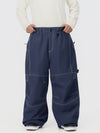 Men's UrbanCraft Workwear Baggy Snow Pants with Enhanced Knee Mobility Design